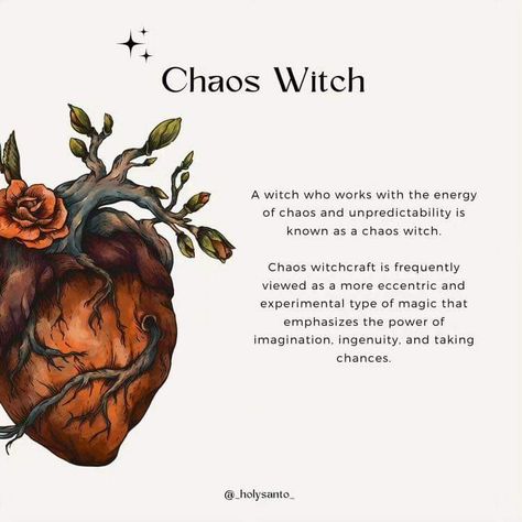 Storm Spells Witchcraft, Open Vs Closed Practices Witchcraft, Witch Lifestyle Aesthetic, Chaos Witch Aesthetic, Witches Mark On Body, Chaos Magick Spells, Storm Witchcraft, Chaotic Witchcraft, Urban Witch Aesthetic