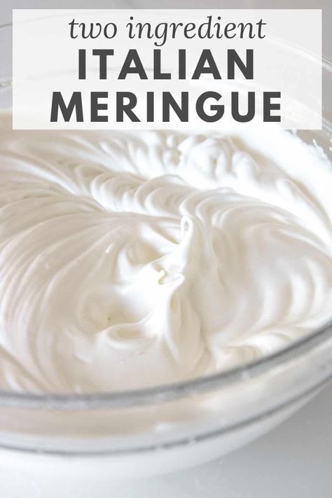 Marange Recipe, Best Meringue Recipe, Meringue Recipes, How To Make Meringue, Baked Meringue, Vanilla Bean Powder, Meringue Recipe, Two Ingredient, Italian Meringue