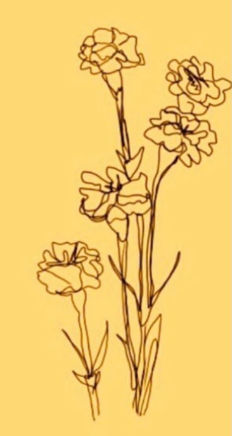 Marigold Simple Tattoo, Marigold Line Art, Marigold Line Drawing, Marigold Tattoos, Marigold Tattoo, Simple Tattoo, Line Art Tattoos, Art Tattoos, Simple Tattoos