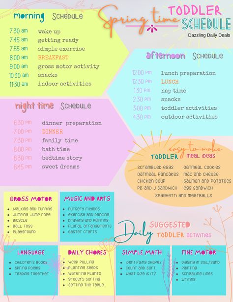 Nanny Schedule Daily Routines, Sahm Schedule Daily Routines, Sahm Schedule, Live In Nanny, Nanny Activities, Daily Schedule Printable, Toddler Schedule, Baby Schedule, Day Schedule