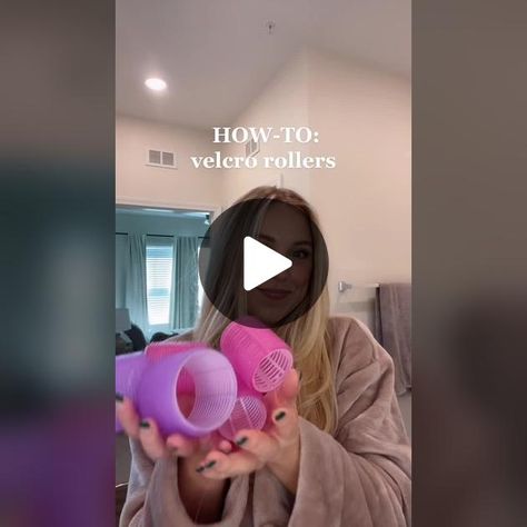 Took me an hour, probably only doing the front pieces next time. Rolle... | Velcro Hair Rollers | TikTok Velcro Rollers Thick Hair, Velcro Rollers Wet Hair, Volume With Rollers, How To Do Velcro Rollers, How To Use Velcro Rollers On Thick Hair, How To Use Velcro Rollers Long Hair, How To Put In Rollers Hair, Using Rollers For Volume, Using Velcro Rollers For Volume