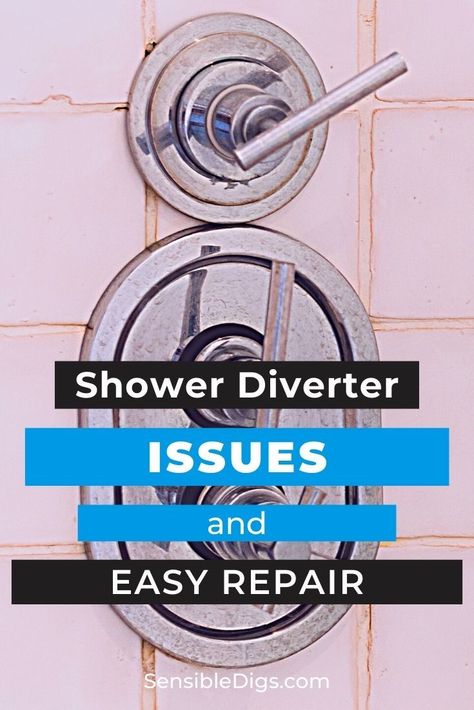 When you flick your shower water diverter switch, the water should divert from the faucet and come out of the showerhead for a nice hot wash. If it doesn't, find out how to fix it. Multiple Shower Heads, Kohler Shower, Bathtub Spout, Diy Concrete Planters, Bathroom Hacks, Water Spout, Shower Diverter, Shower Water, Shower Fixtures