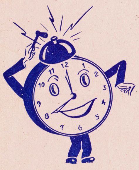 Character Design Clock, Clock Character, Clock Illustration Design, Old Clock Illustration, Cartoon Clock Photos, Melting Clock, Grape Painting, Vintage Clock, Vintage Ephemera