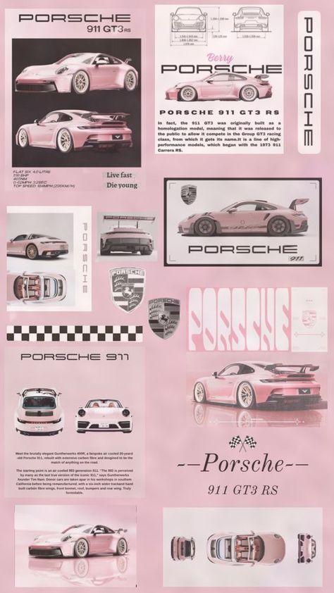 Porsche Gt3, Gt3 Rs, Classy Cars, Pink Car, Fancy Cars, Pretty Cars, My Dream Car, Future Car