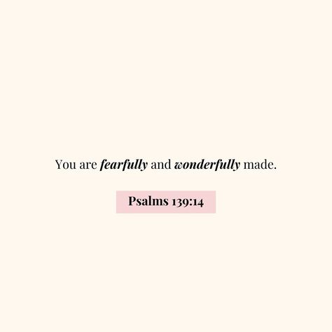 If you have been feeling insecure this for you ⬇️ I just want to remind you today of how God sees you! - You meet his standard of beauty. 🤍 - He sees you as worthy. 🤍 - You are his masterpiece! 🤍 - You are fearfully and wonderfully made! 🤍 Save + share if you needed this today 🙋‍♀️ #joi2day #jesuslovesyou #insecurity #lowselfesteem #selflove #womanofgod #explorepage You Are God’s Masterpiece, God And Insecurities, Gods Masterpiece Quotes, You Are Worthy Quotes God Bible Verses, Bible Verses For Insecurity, You Are Fearfully And Wonderfully Made, Insecure Quote, Verse Of The Day Inspirational, God Strength