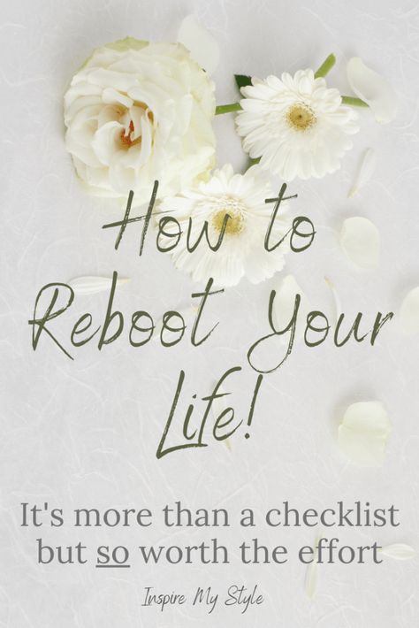 Reset Quotes Fresh Start, Life Reset Checklist, Restarting Your Life, How To Restart Your Life, Life Reboot, Restart Life, Reboot Your Life, Restart Your Life, Reset Your Mind