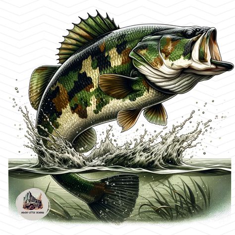 Fishing Sublimation, Fish Png, Clever Logo Design, Car Sticker Design, Christian Shirts Designs, Tattoo Outline Drawing, Dinosaur Images, Bass Fish, Eagle Art