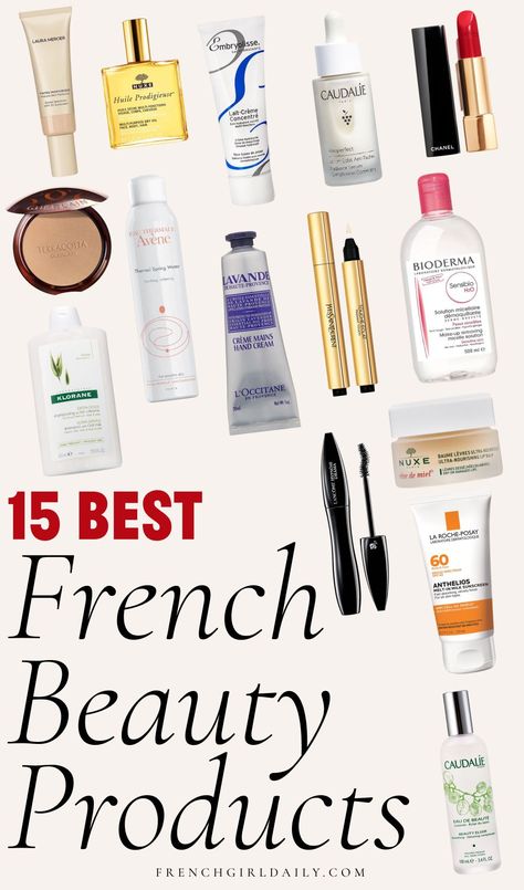 15 Best Cult French Beauty Products I Adore Since Moving to Paris French Beauty Products, Klorane Dry Shampoo, French Makeup, Clinique Black Honey, Lavender Hand Cream, Caudalie Beauty Elixir, French Beauty Secrets, Laura Mercier Tinted Moisturizer, Products I Love