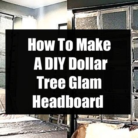 Diy Dollar Tree Headboard Ideas, Simple Diy Headboard Ideas, Diy Headboard Dollar Tree, Diy Headboard Videos, Diy Full Headboard, Dollar Store Headboard, Fake Headboard Ideas Diy, Dollar Tree Headboard Diy, Diy Mirror Headboard