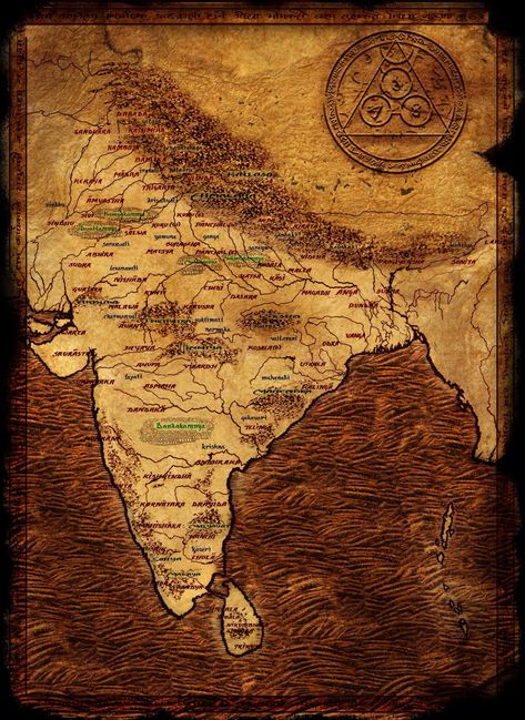 Ancient India Map, Ancient Kingdom, India Map, Story Teller, Vintage India, Ancient India, Destiny, Vintage World Maps, Meditation