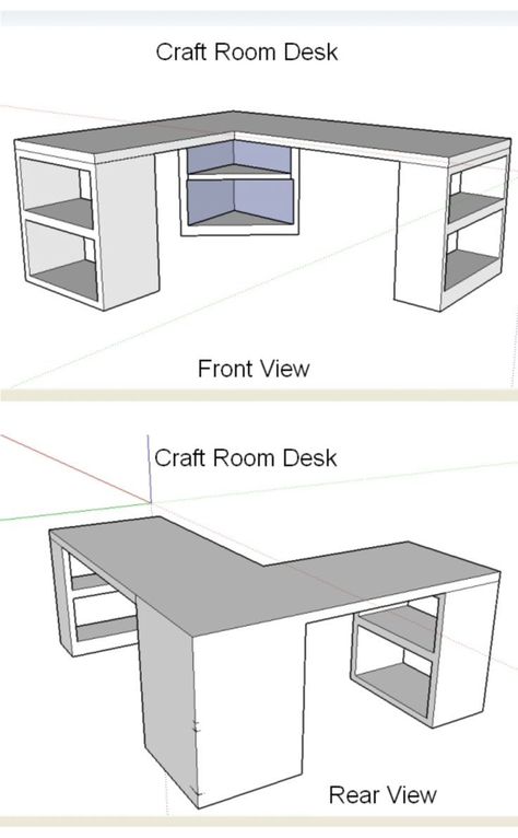 Room Desk Design, Diy Crafts Desk, Craft Room Desk, Ikea 2015, Craft Table Diy, The Ugly Duckling, Sewing Room Design, Design Desk, Dream Craft Room