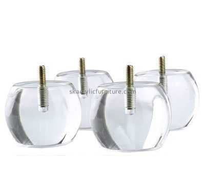 China perspex manufacturer custom acrylic furniture legs sofa feet AL-045 Couch Cabinet, Clear Furniture, Plexiglass Table, Clear Coffee Table, Sofa Feet, Lucite Chairs, Lucite Furniture, Clear Chairs, Furniture Acrylic