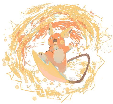 Alolan Raichu, Pikachu Evolution, Ghost Pokemon, Pokemon Alola, Wild Pokemon, Pokémon Stuff, Pokemon Special, Pokémon Master, Pokemon Teams