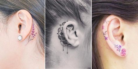 Tattoo Oreille, Tragus, Cosmopolitan, Tattoo Designs, Tattoos, Makeup, Art, Make Up