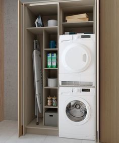 Utility Room Storage Ideas, Perfect Laundry Room, Utility Room Storage, Small Utility Room, Utility Room Designs, Room Storage Ideas, Stacked Laundry Room, Small Utility, Small Laundry Room Organization