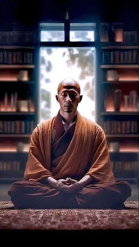 Monk Mindset, Buddhist Monk Art, Dogen Zenji, Surreal Photoshop, Monk Meditation, Tibet Art, Shaolin Monks, Buddha Artwork, Meditation Poses