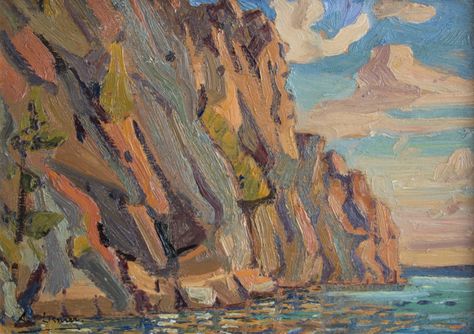 Group Of Seven Art, Dazzle Camouflage, Sell Paintings, Canadian Painters, Most Famous Artists, Group Of Seven, Big Rock, Selling Paintings, Rock Face