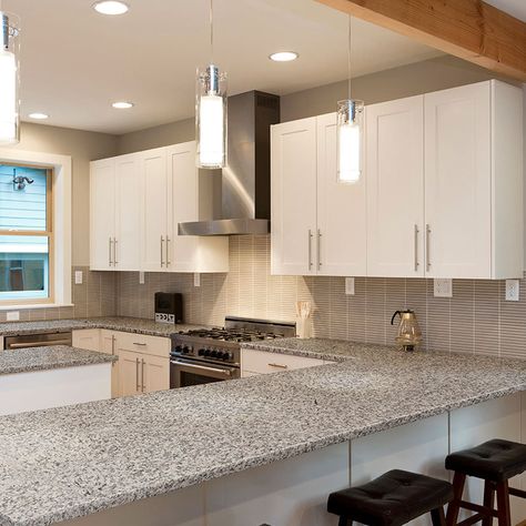 White granite countertops