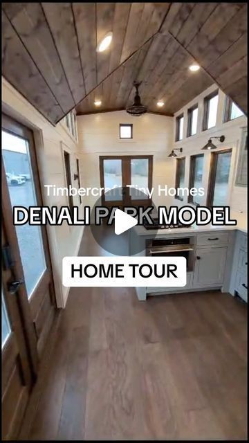 Timbercraft Tiny Homes on Instagram: "Welcome home (featuring the Denali Park tiny home)!" Home Depot Tiny House, Tiny House Shipping Container, Timbercraft Tiny Homes, Container Living, Beautiful Small Homes, Tiny House Luxury, Park Model Homes, Tiny House Interior Design, Tiny House Trailer