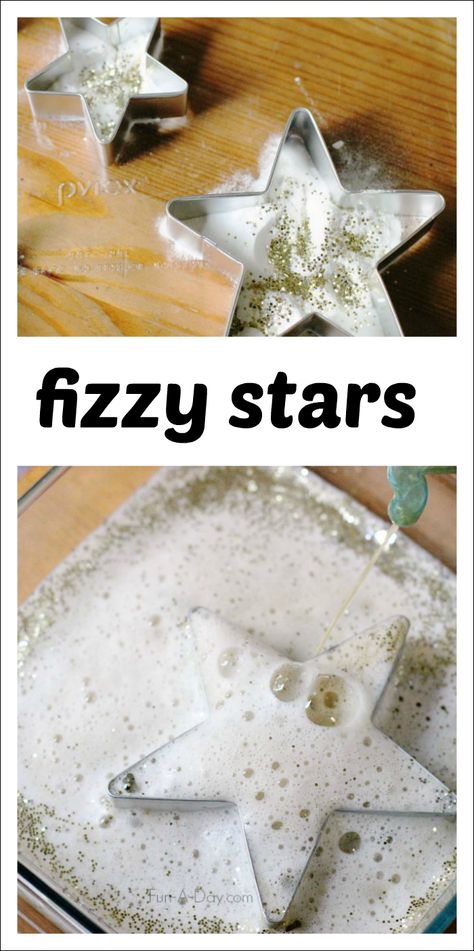 A sparkly, fun science experiment for the kids - playful and hands-on learning Stars Science, Space Lesson Plans, Space Theme Preschool, Toddler Bible, Space Lessons, Space Preschool, Human Things, Star Science, Christmas Science