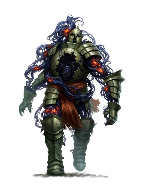 Dnd Power Armor, Dnd Golem Art, Dark Souls Enemies, Dnd Parasite, Fantasy Construct, Dnd Golem, D&d Monsters, Golem Dnd, Golem Concept Art