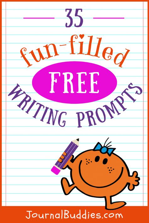 Unlock your student's imagination and creativity with these 35 Fun-filled Free Writing Prompts; a treasure trove of inspiration! Loaded with engaging topics, thoughtful questions, and novel ideas, they're a perfect fit for classroom journals. Watch as students revel in the joy of self-expression and hone their writing skills. Ideal for kindling a love for the written word, one prompt at a time. #FreeWritingPrompts #FreeWriting #JournalBuddies Summer Writing Prompts 5th Grade, 2nd Grade Journal Writing Prompts, Writing Prompts Preschool, 2nd Grade Writing Prompts Free, Fourth Grade Writing Prompts, Fun Writing Activities For 3rd Grade, Writing Prompts For Elementary Students, Class Journals Ideas, Written Expression Activities