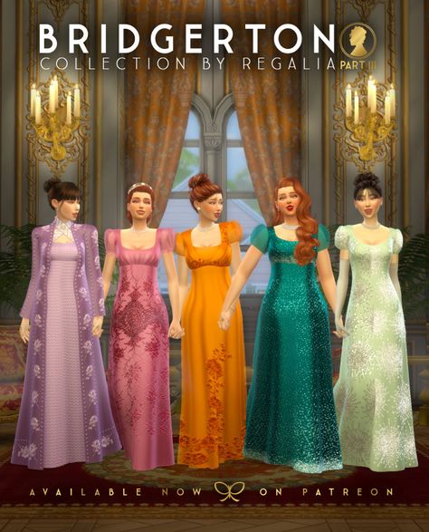 BRIDGERTON COLLECTION PART 3 Sims 4 Mm Cc Patreon, Sims 4 Cc Maxis Match Bridgerton, Sims Bridgerton, Sims Royal, Sims 4 Cc Glamour, Ts4 Bridgerton, Sims 4 Jane Austen Cc, Royalty Sims 4, Victorian Sims 4