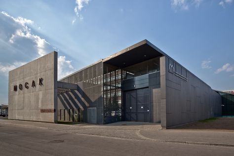 Contact - MOCAK Industrial Building Design, Contemporary Entryway, Contemporary Stairs, Factory Architecture, Modern Factory, Warehouse Design, Industrial Building, Contemporary Exterior, Industrial Architecture