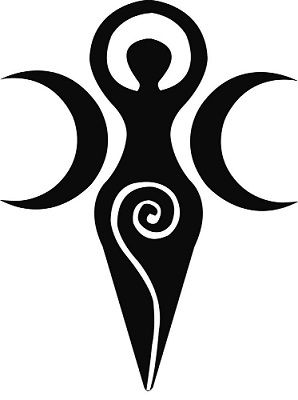 Most Powerful Wiccan Love Symbols [And How To Use Them] Creaturi Mitice, Wiccan Tattoos, Wiccan Art, Moon Decal, Goddess Symbols, Wiccan Symbols, Stencil Vinyl, Goddess Tattoo, Pagan Art