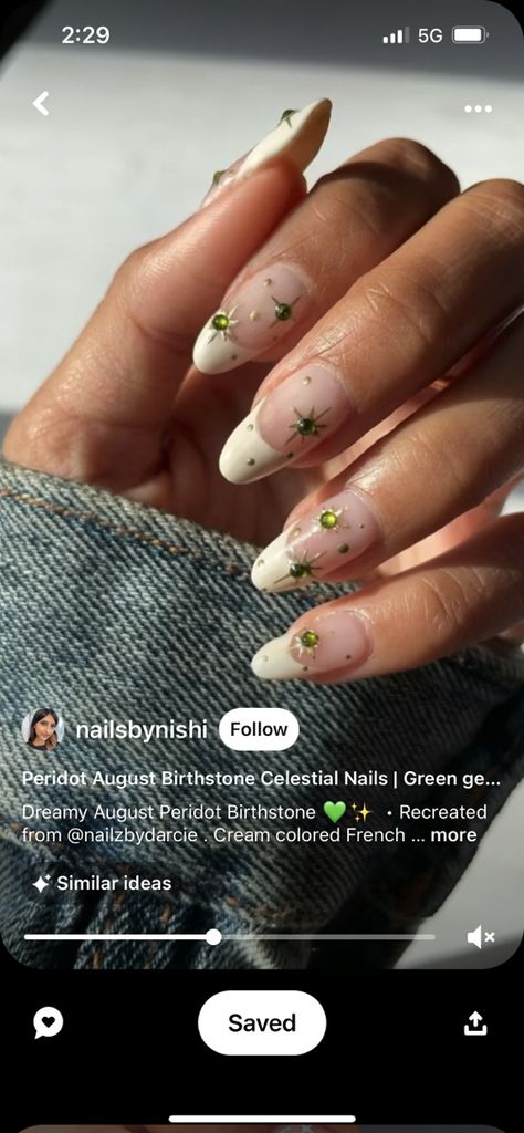 August Peridot Nails, August Birthstone Nails, Peridot Green Nails, Peridot Nails, Birthstone Nails, Peridot Birthstone, Peridot Green, Acrylic Nails Coffin, Nails Coffin