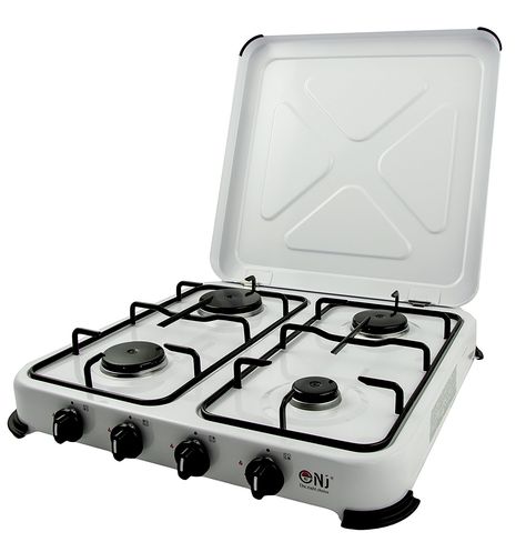 NJ4 Gas Stove Cooker 4 Burner Camping Portable Cooktop, Tiny House Hotel, Best Camping Stove, Portable Gas Stove, Camping Gas Stove, Stoves Cookers, Stainless Steel Stove, Camping Gas, New Stove