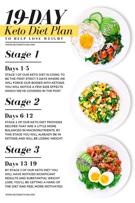 Looking for a simple, easy ketogenic diet meal plan to start? Here's a 19-day low-carb keto diet plan with recipes, tips and tricks to help you reach ketosis, lose weight and burn fat in 1 week. Keto Quiche, Program Diet, Keto Lasagna, Resep Diet, Keto Pancakes, Keto Brownies, Ketogenic Diet Meal Plan, Ketogenic Diet Plan, Tea Milk