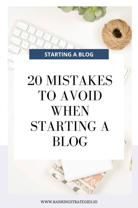 20 Blogging Mistakes to Avoid as a Beginner Blogger Beginner Blogger, Blogger Tips, How To Start A Blog, Blogging, Need To Know, To Start, Blogger