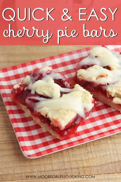 Cherry Pie Bars Recipe, Cherry Slab Pie, Easy Cherry Pie, Pie Filling Desserts, Cherry Pie Filling Recipes, Pie Bars Recipe, Pie Crust From Scratch, Cherry Pie Bars, Cherry Bars