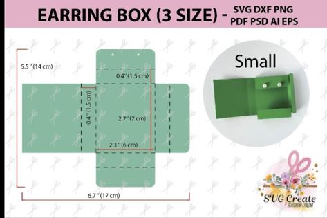 Diy Earrings Box, Card Earring, Jewelry Packaging Diy, Earring Card Display, Craft Studios, Jewelry Packaging Design, Gifts Boxes, Packaging Diy, Diy Jewelry Display