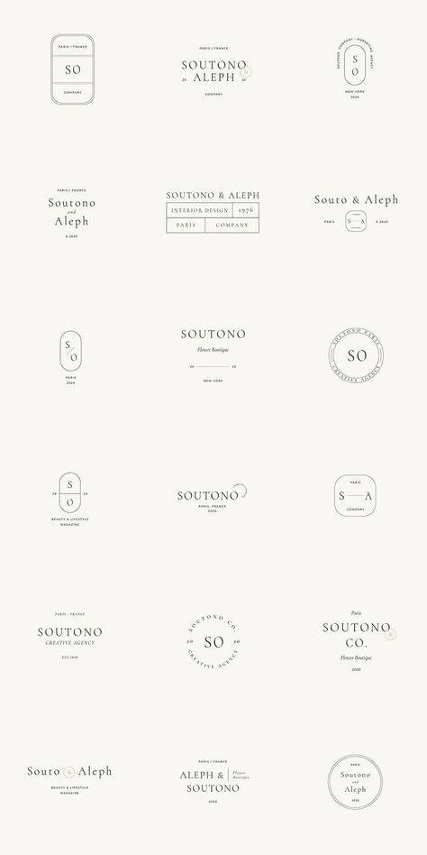 Primary Secondary And Submark Logo, Boutique Logo Design, Business Fonts, Logo And Identity, Minimal Logo Design, Branding Design Inspiration, Minimalist Logo Design, Business Logo Design, Minimal Logo