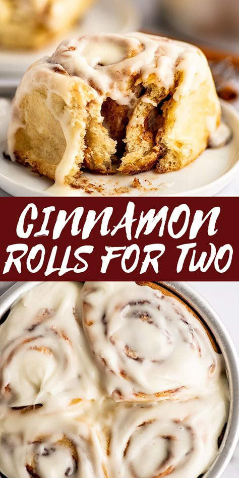 5 Star Cinnamon Rolls, King Arthur Small Batch Cinnamon Rolls, Cinnamon Rolls One Serving, One Cinnamon Roll, Small Bath Cinnamon Rolls, Easy Cinnamon Rolls Small Batch, Cinnamon Roll For Two, Old School Cinnamon Rolls, Baking For 2 Recipes