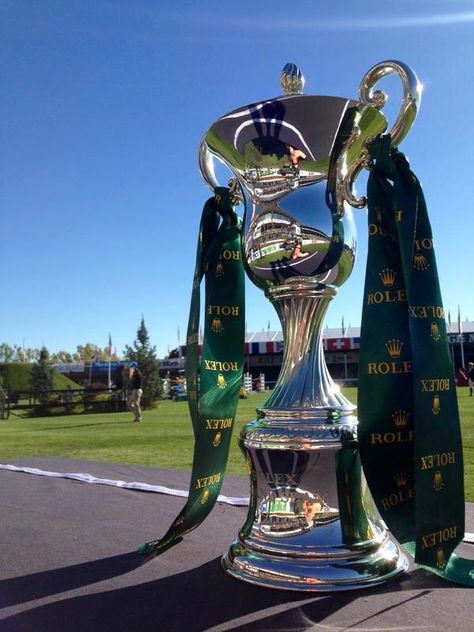 Here it is-the Rolex Grand Slam trophy. Scott Brash won this on 13th September 2015 making history Tennis Trophy, Presidents Cup, Trophy Rooms, Show Jumping, Grand Slam, Endless Summer, Olympic Games, Animals Beautiful, Dream Life