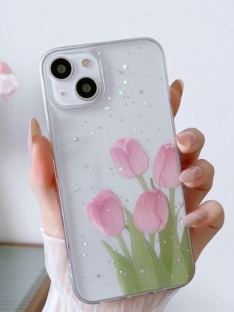 Ideas Para Pintar Tu Funda, Mobile Case Diy, Mobile Phone Case Diy, Tulip Phone Case, Phone Case Diy Paint, Diy Phone Case Design, Pink Phone Case, Abstract Phone Case, Retro Phone Case