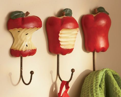 apple decorations for kitchen - Bing Images ~ for my own kitchen someday Deco Fruit, Apple Kitchen Decor, Apple Decorations, Red Apples, Kitchen Decor Themes, Wall Kitchen, Dream House Interior, House Room, Purim