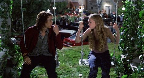 Breakup Movies, Color Squares, Best Romantic Comedies, Movie Journal, Kaptan Jack Sparrow, Film Journal, Comfort Movies, Julia Stiles, 10 Things I Hate About You