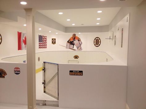 D1 Photo Gallery – Basement Rink Basement Hockey, Hockey Basement, Synthetic Ice Rink, Backyard Rink, Synthetic Ice, Hockey Bedroom, Board House, Hockey Room, Basement Garage