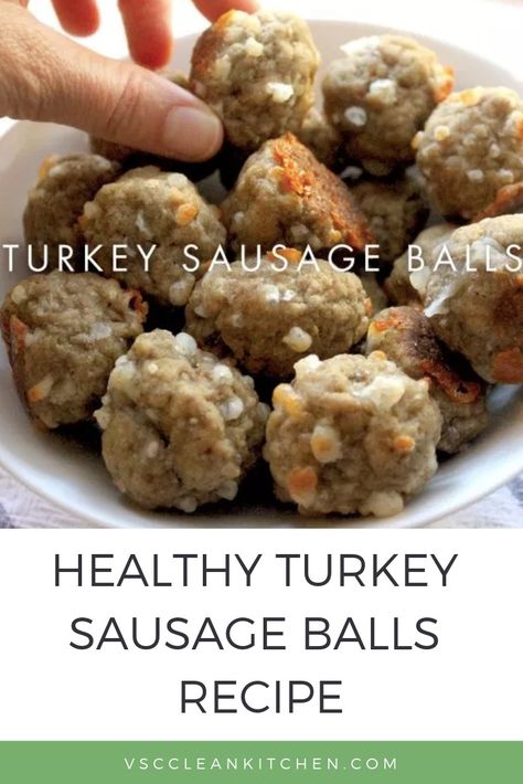 Healthy Sausage Balls, Healthy Turkey Sausage Recipes, Turkey Sausage Balls, Sausage Ball Recipe, Polynesian Recipes, Sausage Ball, Jennie O Turkey, Cheap Breakfast, Food Turkey