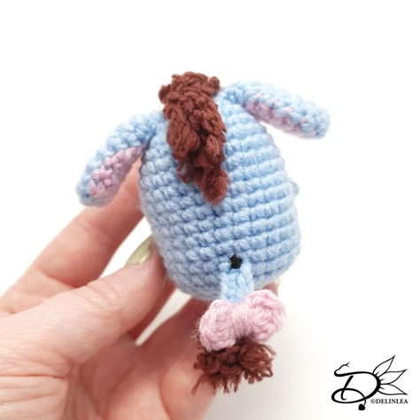 Mini Eeyore Crochet, Crochet Eeyore Pattern Free, Eeyore Crochet Pattern Free, Crochet Winnie The Pooh Pattern Free, Ufufy Amigurumi, Free Disney Crochet Patterns, Eyore Crochet, Eeyore Amigurumi, Amigurumi Scarf