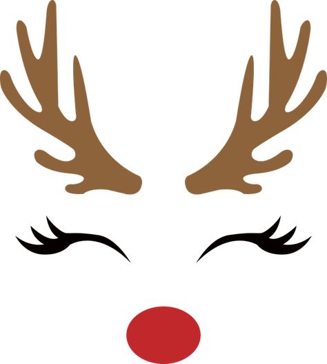 Deer Vector, Reindeer Noses, Idee Cricut, Reindeer Face, Christmas Deer, Silhouette Design, Christmas Reindeer, Christmas Design, Christmas Svg