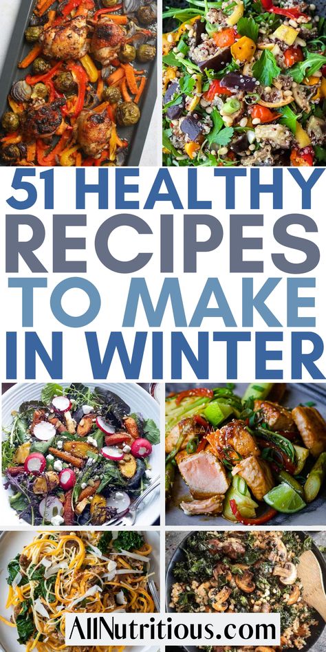 Embrace the chilly winter season with our collection of wholesome lunch and dinner recipes! These nourishing, healthy meal ideas will not only warm your heart but also keep your health in check. Discover a variety of hearty meals for family dinners. Meals For Family Dinners, Healthy Winter Recipes, Meals For Family, Winter Lunch, Lunch And Dinner Recipes, Healthy Winter Meals, Healthy Meal Ideas, Comfort Casseroles, Winter Wellness