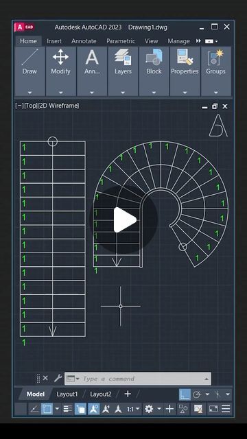 Auto Cad Drawing, Autocad Layout, Autocad Architecture, Autocad Training, Learn Autocad, Autocad Tutorial, Architecture Drawing Plan, Architectural Design House Plans, Cad Cam