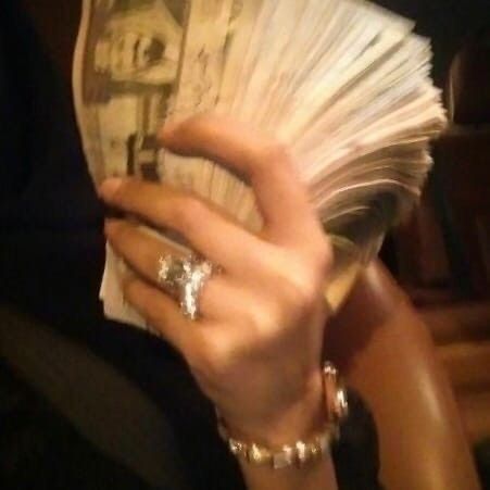 A Woman, Money, Ring, Gold