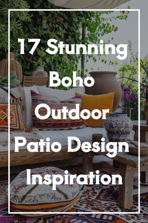 boho outdoor patio Outdoor Area Rugs Patio Bohemian, Boho Small Patio Ideas, Patio Plant Decorating Ideas, Chic Patio Ideas, Entertaining Area Outdoor, Small Boho Patio, Boho Porch Ideas, Outdoor Boho Patio, Boho Deck Decor