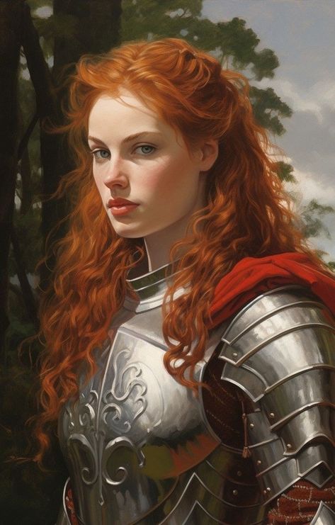 Woman Knight Art, Female Knight Art Character Design, Female Knight Art, Female Knight, Digital Portrait Art, Knight Art, Fantasy Paintings, Fantasy Inspiration, Medieval Fantasy